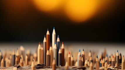 Leadership, uniqueness, think different, teamwork business success