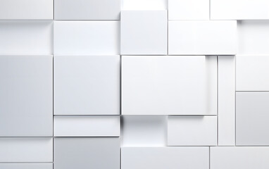 abstract 3d square white and grey background