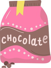 Chocolate hand draw illustration
