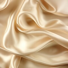 Obraz premium beige silk background - generative ai