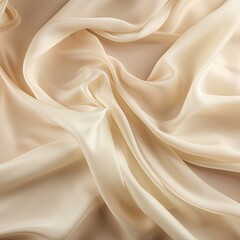 Obraz premium beige silk background - generative ai