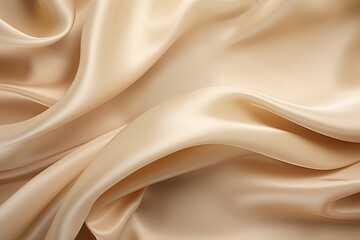 Obraz premium beige silk background - generative ai