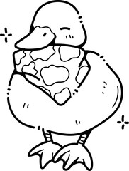 Duck Sticker Doodle