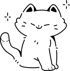 Cat Sticker Doodle