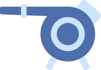 Blower Icon Or Symbol In Blue Color.