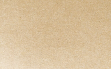 Fototapeta na wymiar Background of brown kraft paper or cardboard texture. Abstract pattern of beige rough carton, old paper sheet, parchment or papyrus surface, vector realistic illustration