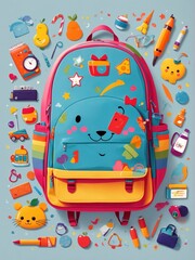 Unveiling the Vibrant and Dynamic Design of Kids School Bags