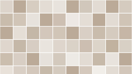 Beige abstract square mosaic background