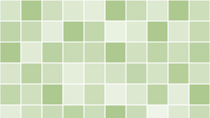 Green abstract square mosaic background