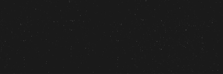 Fototapeta premium Night starry sky with bright stars. Vector stars on dark black background