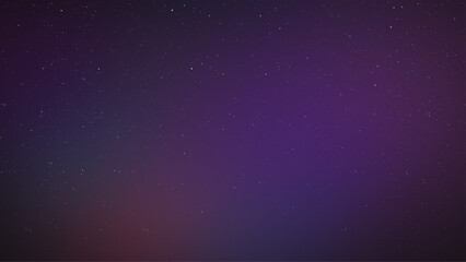 Fototapeta premium Night sky with stars. Space purple background with realistic nebula and glitter star. Deep cosmos stardust. Realistic starry sky with blue glow. Shining stars in the dark sky. Vector illustration