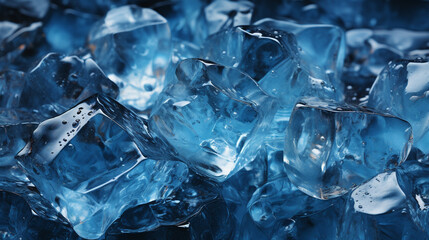 Fresh ice cube background