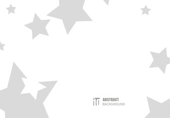 Stars template. Web design background. Creative graphic elements. Trendy minimal geometric cover. Vector digital graphic.