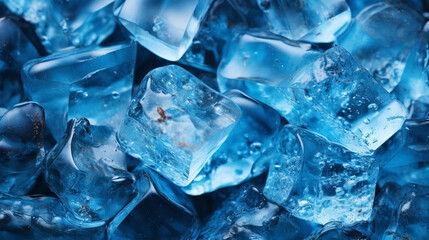 Fresh ice cube background