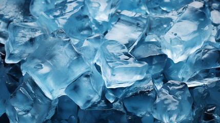 Fresh ice cube background