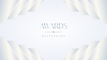 Luxury white award graphic background. Template luxury premium corporate abstract design. Template banner certificate. Modern design concept. Vector illustration.