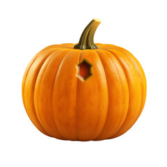 Halloween pumpkin font apostrophe,  ' symbol. Isolated on transparent background. 