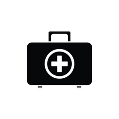 Obraz premium medicine storage box icon design, illustration design