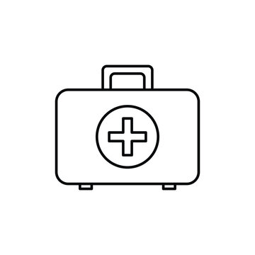 medicine storage box icon design, illustration design