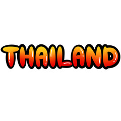 Thailand font, thai text, thailand