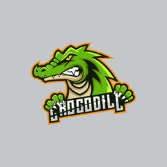 Crocodile logo vector