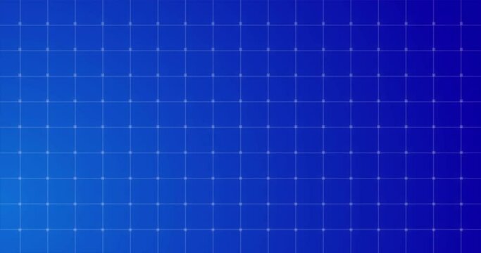 4K digital technology animated Grid Background. Digital small square and dots flashing data technology ai cybersecurity encryption tech stock footage. Scientific computer science motion graphic.
