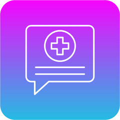Obraz premium Medical App Icon