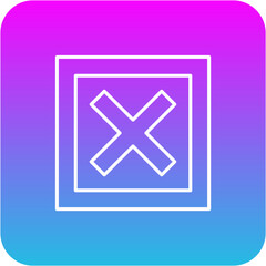 Fototapeta premium Cross Icon