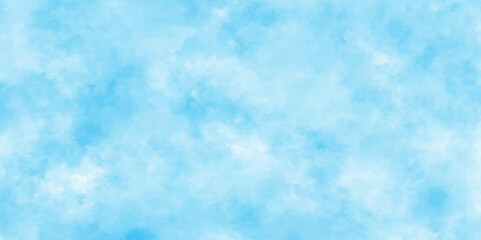 White and blue mixed watercolor painted leaks and scratched effects blue background, Classic hand painted Blue watercolor background for design. 