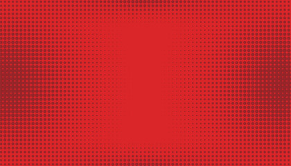 Red comic halfton background vector © Laiju Akter