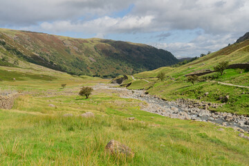 Grains Gill at Seathwaite in the Lake District, Cumbria, UK