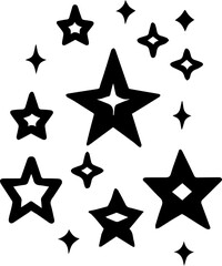 Obraz premium Star Lights icon 1