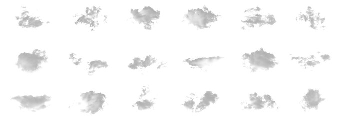 Pakiet białych chmur, dym © markstudio2008