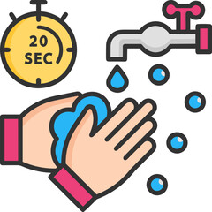 Soap washing icon symbol image vector. Illustration of the soap antiseptic foam cleaner sanitary design image
