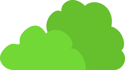 Green Grass Icon Or Symbol In Flat Style.