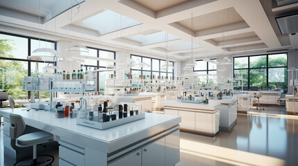 Modern laboratory.