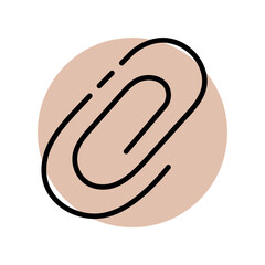 Vector paper clip icon