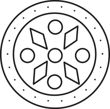 recommend clip art: Isolated Indian Traditional Kaju Katli Or Laddu Sweet Icon.