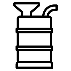 Obraz premium digester line icon