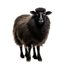 Obraz premium black sheep isolated 