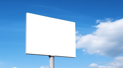 Limitless Possibilities: Design Your Billboard with Our Blue Sky Template