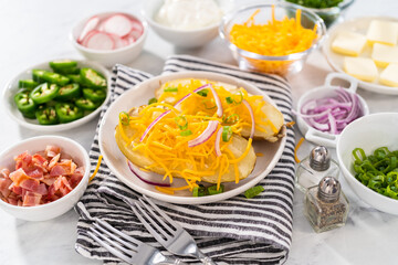 Pressure Cooker Baked Potatoes