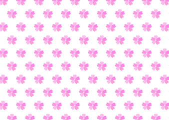 ピンクの花の模様1