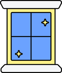 Colorful Clean Window Icon.