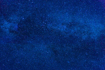 Dark blue night sky with many stars, cosmos milky way background