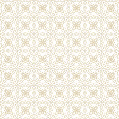 Fototapeta premium Seamless Mandala Or Floral Design Pattern Background.
