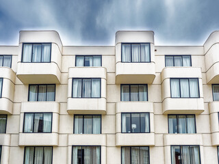 Fototapeta na wymiar Modern flats in San Francisco, USA