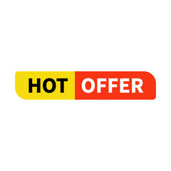 Hot Offer In Yellow Orange Rectangle Shape For Advertising Sale Business
