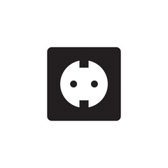 electric socket icon design vector isolated