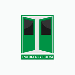 Emergency Room Symbol. Fast Response Treatment.